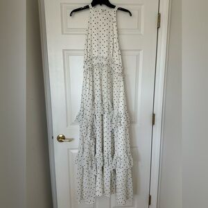 ASOS Ivory Dress with Black Dots